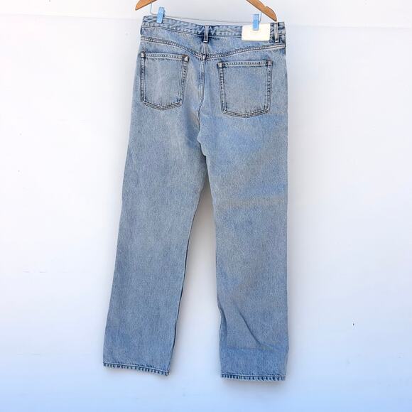 Bellerose Women’s Pony Straight Leg High Rise It Blue Jeans Pants Size 31 - Picture 4 of 10